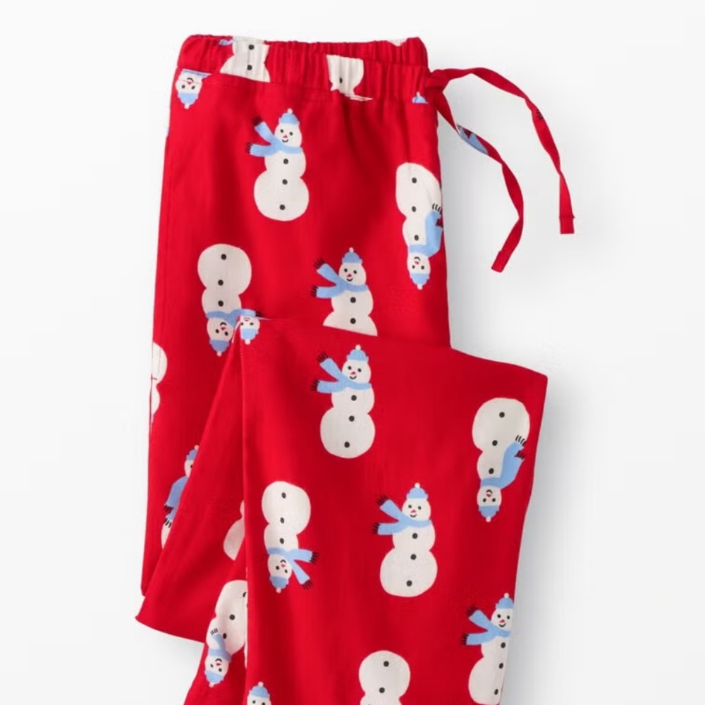NWT flannel snowman pajama pants, men’s size S